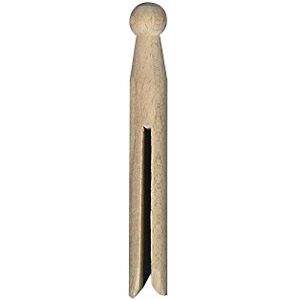 Rayher 6400500 dřevěné kolíčky na prádlo s kulatou hlavou, délka 11 cm, sáček 50 kusů, sponky s kulatou hlavou k zasunutí, dřevěné kolíčky na prádlo, hnědé Rayher 6400500 dřevěné kolíčky na prádlo s kulatou hlavou, délka 11 cm, sáček 50 kusů, sponky s kulatou hlavou k zasunutí, dřevěné kolíčky na prádlo, hnědé