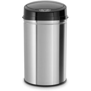 ECHTWERK Odpadkový koš, odpadkový koš se senzorem, elektrická nádoba na odpadky, infračervený senzor pohybu, korpus z ušlechtilé oceli, objem 30 litrů, brushed, INOX Black ECHTWERK Odpadkový koš, odpadkový koš se senzorem, elektrická nádoba na odpadky, infračervený senzor pohybu, korpus z ušlechtilé oceli, objem 30 litrů, brushed, INOX Black