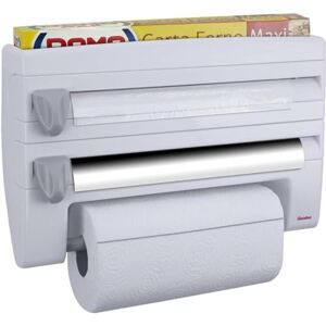 Metaltex 254410 Roll-n-Roll držák kuchyňských rolí 4 v 1, bílý, 39 x 10 x 25 cm. Metaltex 254410 Roll-n-Roll držák kuchyňských rolí 4 v 1, bílý, 39 x 10 x 25 cm.