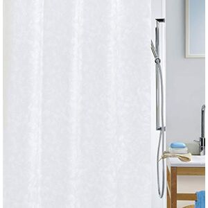 Spirella Anti-Schimmel sprchový závěs antibakteriální, lze prát, vodotěsný polyester, "Porto" 180 x 200 cm bílý Spirella Anti-Schimmel sprchový závěs antibakteriální, lze prát, vodotěsný polyester, "Porto" 180 x 200 cm bílý
