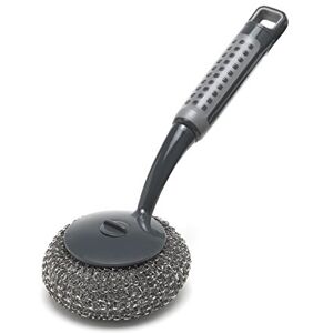 Addis comfigrip mit langem Griff Waschen bis Topfreiniger Scrub Brush, Metallic Graphit, 26 x 10 x 12 cm Addis comfigrip mit langem Griff Waschen bis Topfreiniger Scrub Brush, Metallic Graphit, 26 x 10 x 12 cm