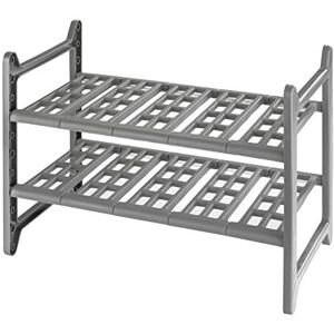 Wenko Kuchyňský regál pod skříňku Flexi, variabilní, stříbrná, 39 x 28 x 82 cm Wenko Kuchyňský regál pod skříňku Flexi, variabilní, stříbrná, 39 x 28 x 82 cm