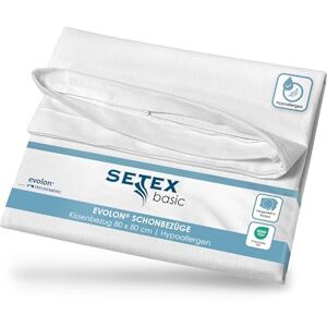 SETEX Antialergenní ochranný povlak na polštář, 80 x 80 cm, Evolon Vlies, povlak na polštář na polštář, Protect & Care, ložní prádlo, bílý SETEX Antialergenní ochranný povlak na polštář, 80 x 80 cm, Evolon Vlies, povlak na polštář na polštář, Protect & Care, ložní prádlo, bílý