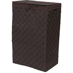 Compactor RAN6896 obdélníkový koš na prádlo s víkem, s úchyty, kovový rám, vyjímatelná podšívka, 25 x 38 x výška 60 cm, hnědý Compactor RAN6896 obdélníkový koš na prádlo s víkem, s úchyty, kovový rám, vyjímatelná podšívka, 25 x 38 x výška 60 cm, hnědý