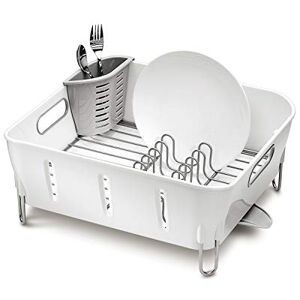 simplehuman KT1104 kompaktní odkapávací stojan, bílý plast, záruka 5 let simplehuman KT1104 kompaktní odkapávací stojan, bílý plast, záruka 5 let