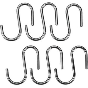 Metaltex , Chromované háčky Lonardo sada 6 ks, 350342, stříbrná, počet: 6 kusů Metaltex , Chromované háčky Lonardo sada 6 ks, 350342, stříbrná, počet: 6 kusů
