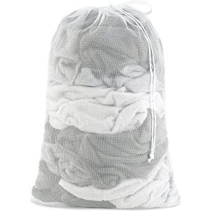 Whitmor Wäschesack aus Netzstoff, Weiß Whitmor Wäschesack aus Netzstoff, Weiß