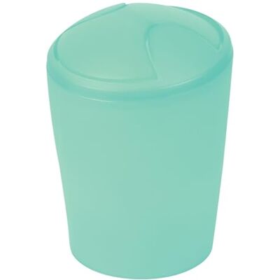 Spirella Kosmetický koš Move Odpadkový koš Koš s výklopným víkem plast 5 litrů mátově zelený Spirella Kosmetický koš Move Odpadkový koš Koš s výklopným víkem plast 5 litrů mátově zelený