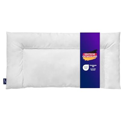 Traumnacht Komfort polštář pro spaní na břiše s potahem z bavlněné tkaniny, 40 x 80 cm, certifikováno dle Öko-Tex, vyvinuto v Německu Traumnacht Komfort polštář pro spaní na břiše s potahem z bavlněné tkaniny, 40 x 80 cm, certifikováno dle Öko-Tex, vyvinuto v Německu