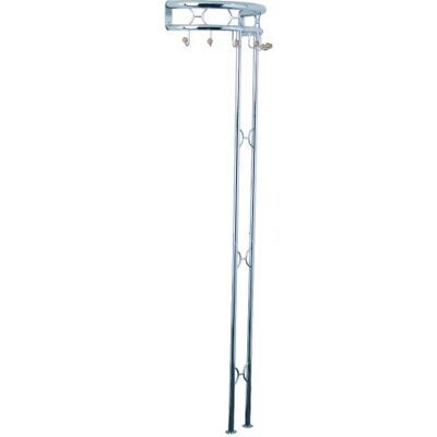 HAKU Nástěnný věšák chrom, kov rozměry: š 51 cm x v 180 cm x h 28 cm, styl: moderní HAKU Nástěnný věšák chrom, kov rozměry: š 51 cm x v 180 cm x h 28 cm, styl: moderní