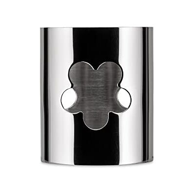 Alessi "GIROTONDO" kroužek na ubrousky, prolamovaný z ušlechtilé oceli leskle leštěný, květiny, 20 x 5,4 x 25,5 cm Alessi "GIROTONDO" kroužek na ubrousky, prolamovaný z ušlechtilé oceli leskle leštěný, květiny, 20 x 5,4 x 25,5 cm