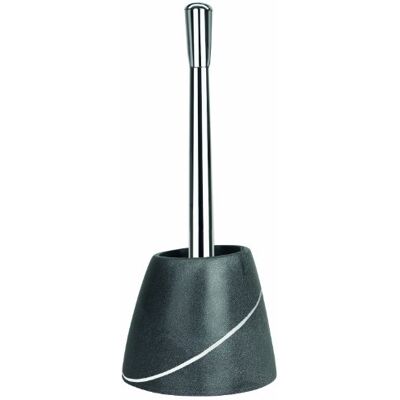 Spirella Etna WC štětka na WC kartáč se vzhledem kamene z polyresinu 17 x 13 x 19 cm šedá Spirella Etna WC štětka na WC kartáč se vzhledem kamene z polyresinu 17 x 13 x 19 cm šedá