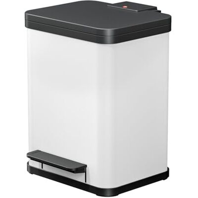 Hailo 0622-200, Öko duo Plus M, šlapací odpadkový koš na tříděný odpad, 2 x 9 litrů, 36 x 33 x 45 cm Hailo 0622-200, Öko duo Plus M, šlapací odpadkový koš na tříděný odpad, 2 x 9 litrů, 36 x 33 x 45 cm