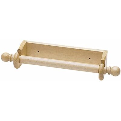 KitchenCraft Držák kuchyňských rolí , s montáží na stěnu, pro kuchyňské utěrky 25 cm, udržitelné bukové dřevo, 29 cm KitchenCraft Držák kuchyňských rolí , s montáží na stěnu, pro kuchyňské utěrky 25 cm, udržitelné bukové dřevo, 29 cm