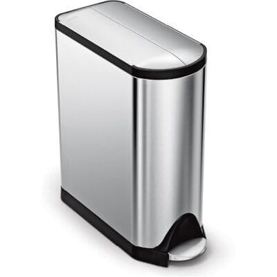 simplehuman , 45 litrů, motýlí pedál, kartáčovaná ocel, záruka 10 let simplehuman , 45 litrů, motýlí pedál, kartáčovaná ocel, záruka 10 let