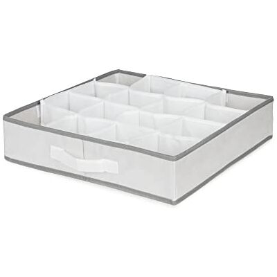 Compactor Life Organizér se zásuvkami M bílý, 40 x 40 x 9 cm, Non-Woven 75G, s úchyty a víkem PEVA Compactor Life Organizér se zásuvkami M bílý, 40 x 40 x 9 cm, Non-Woven 75G, s úchyty a víkem PEVA