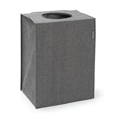 Brabantia Pytel na prádlo otvor Quick Drop Robustní textilní pytel šetří místo Víko lze vyklopit do rukojetí Snadné vyprázdnění Pepper Black 55 l 29,5 x 54,0 x 50,5 cm Brabantia Pytel na prádlo otvor Quick Drop Robustní textilní pytel šetří místo Víko lze vyklopit do rukojetí Snadné vyprázdnění Pepper Black 55 l 29,5 x 54,0 x 50,5 cm
