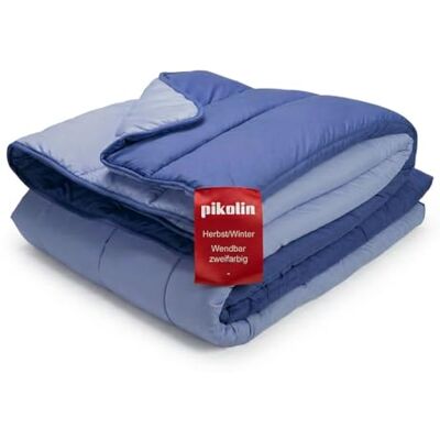 PIKOLIN Home Oboustranná přikrývka 300 g dvoubarevná severská výplň na postel 100/105 pružná, teplá, prodyšná, světle šedá / přírodní šedá, 180 x 220 cm PIKOLIN Home Oboustranná přikrývka 300 g dvoubarevná severská výplň na postel 100/105 pružná, teplá, prodyšná, světle šedá / přírodní šedá, 180 x 220 cm