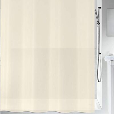 Spirella Anti-Schimmel Sprchový závěs Bio antibakteriální, lze prát, vodotěsný PEVA 180 x 200 cm písek béžový Spirella Anti-Schimmel Sprchový závěs Bio antibakteriální, lze prát, vodotěsný PEVA 180 x 200 cm písek béžový