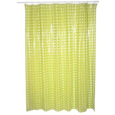 MSV Anti-Schimmel sprchový závěs antibakteriální, lze prát, vodotěsný, PVC s 12 závěsnými kroužky 180 x 200 cm zelený MSV Anti-Schimmel sprchový závěs antibakteriální, lze prát, vodotěsný, PVC s 12 závěsnými kroužky 180 x 200 cm zelený