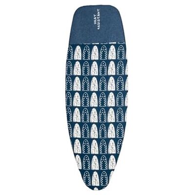 Addis Deluxe Bügelbrettbezug, marine/weiß, 135 x 46 cm, Addis Deluxe Bügelbrettbezug, marine/weiß, 135 x 46 cm,