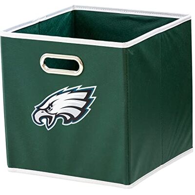 Franklin Sports NFL Philadelphia Eagles skládací úložný box – NFL skládací kostka – vhodné pro organizér na odpadky – úložná kostky týmu NFL Franklin Sports NFL Philadelphia Eagles skládací úložný box – NFL skládací kostka – vhodné pro organizér na odpadky – úložná kostky týmu NFL
