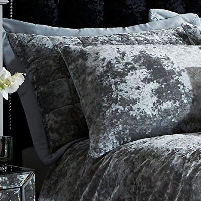 Catherine Lansfield – 2 polštáře z imitace kaučuku – polyester, stříbrný, 50 × 75 cm Catherine Lansfield – 2 polštáře z imitace kaučuku – polyester, stříbrný, 50 × 75 cm