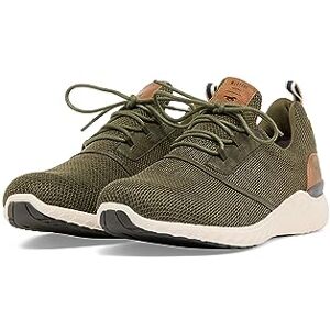 MUSTANG Pánské tenisky šněrovací polobotky, Khaki, 43 EU MUSTANG Pánské tenisky šněrovací polobotky, Khaki, 43 EU