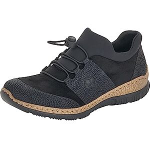Rieker Dámské nízké tenisky N3267, dámské polobotky, černá, 38 EU Rieker Dámské nízké tenisky N3267, dámské polobotky, černá, 38 EU