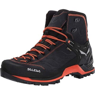 Salewa Mens Alp Trainer Mid GTX, Asphalt Fluo Orange Salewa Mens Alp Trainer Mid GTX, Asphalt Fluo Orange
