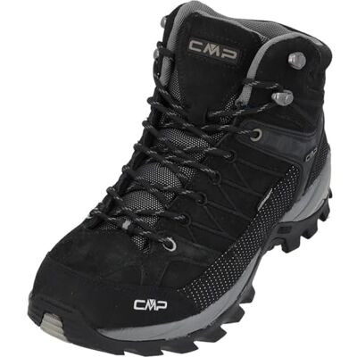 CMP Pánské trekingové & turistické boty Rigel Mid Wp Trekking Shoes 3q12947 trekingové & turistické boty, Nero Grey, 45 EU CMP Pánské trekingové & turistické boty Rigel Mid Wp Trekking Shoes 3q12947 trekingové & turistické boty, Nero Grey, 45 EU