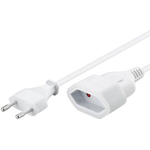 Goobay 51356 Napájecí kabel prodloužení 2pólový síťový kabel Euro konektor typ C univerzální Eurokabel plochá zástrčka černý prodlužovací kabel 2 m Goobay 51356 Napájecí kabel prodloužení 2pólový síťový kabel Euro konektor typ C univerzální Eurokabel plochá zástrčka černý prodlužovací kabel 2 m
