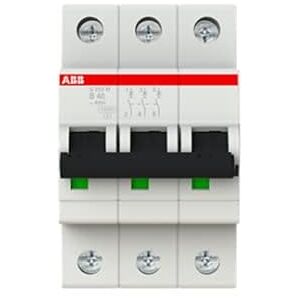 ABB INDIA Solutions & Services ABB S200M MCB Leitungsschutzschalter Typ B, 3-polig 40A 440V, Abschaltvermögen 10 kA System Pro M Compact ABB INDIA Solutions & Services ABB S200M MCB Leitungsschutzschalter Typ B, 3-polig 40A 440V, Abschaltvermögen 10 kA System Pro M Compact