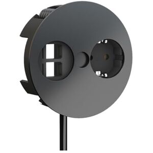 Bachmann Twist 1x ochranný kontakt 2X Keystone, GST18 konektor, černý, 0,2 m Bachmann Twist 1x ochranný kontakt 2X Keystone, GST18 konektor, černý, 0,2 m