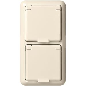 Schneider Electric Elso Schuko zásuvka se sklápěcím víkem, kompletní, 2násobná, zapuštěná, 16A, móda, IP44, zásuvná svorka, čistě bílá, číslo výrobku 225414 Schneider Electric Elso Schuko zásuvka se sklápěcím víkem, kompletní, 2násobná, zapuštěná, 16A, móda, IP44, zásuvná svorka, čistě bílá, číslo výrobku 225414
