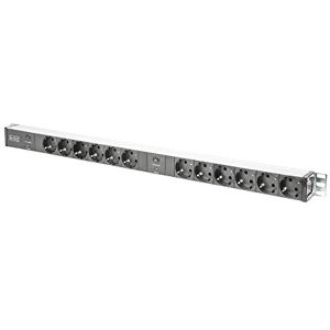 Digitus DN-95405 – zásuvková lišta – 2x 6 úchytů – Vertikální montáž v síťové nebo serverové skříni – 230VAC – 50/60Hz – 2x 16A – se 2 přívody Digitus DN-95405 – zásuvková lišta – 2x 6 úchytů – Vertikální montáž v síťové nebo serverové skříni – 230VAC – 50/60Hz – 2x 16A – se 2 přívody