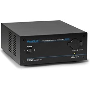 PeakTech P 6230, transformátor napětí/síťový adaptér do vozidla 230 V na 12 V DC, jako adaptér a napájecí zdroj pro chladicí box, karavan, auto s 33 A max. přes svorku pólu a 10 A max. přes zapalovač PeakTech P 6230, transformátor napětí/síťový adaptér do vozidla 230 V na 12 V DC, jako adaptér a napájecí zdroj pro chladicí box, karavan, auto s 33 A max. přes svorku pólu a 10 A max. přes zapalovač