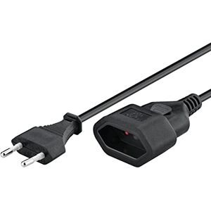 Goobay 50510 Napájecí kabel prodloužení 2pólový Euro síťový kabel Eurozástrčka typ C univerzální Eurokabel plochá zástrčka černá prodlužovací kabel 5 m Goobay 50510 Napájecí kabel prodloužení 2pólový Euro síťový kabel Eurozástrčka typ C univerzální Eurokabel plochá zástrčka černá prodlužovací kabel 5 m