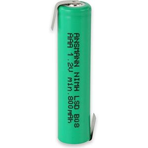 Ansmann Baterie 2311-3003 Micro AAA s pájecí vlajkou 800 mAh, zelená Ansmann Baterie 2311-3003 Micro AAA s pájecí vlajkou 800 mAh, zelená