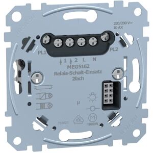 Schneider Electric Merten zapuštěná reléová zapínací vložka pro odporové a indukční zatížení, 2dílná, číslo výrobku MEG5162-0000 Schneider Electric Merten zapuštěná reléová zapínací vložka pro odporové a indukční zatížení, 2dílná, číslo výrobku MEG5162-0000