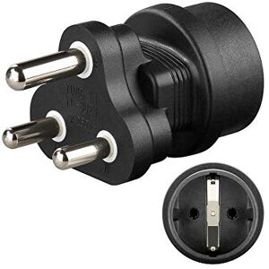 Goobay 95412 Cestovní adaptér pro Jihoafrickou republiku / cestovní zástrčka / zástrčka s ochranným kontaktem na jihoafrickou zástrčku (typ M) / cestovní adaptér / síťový adaptér / černá Goobay 95412 Cestovní adaptér pro Jihoafrickou republiku / cestovní zástrčka / zástrčka s ochranným kontaktem na jihoafrickou zástrčku (typ M) / cestovní adaptér / síťový adaptér / černá