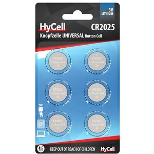 Ansmann HyCell 6x CR2025 baterie lithium knoflíková baterie 3 V / Vysoce kvalitní knoflíkové baterie / ideální pro autoklíče TAN přístroj kapesní kalkulačka dětská hračka dálkové ovládání hodinky atd. Ansmann HyCell 6x CR2025 baterie lithium knoflíková baterie 3 V / Vysoce kvalitní knoflíkové baterie / ideální pro autoklíče TAN přístroj kapesní kalkulačka dětská hračka dálkové ovládání hodinky atd.