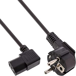 InLine 16752F síťový kabel, ochranný kontakt zahnutý na konektor pro studené spotřebiče C13 pravoúhlý, 5 m, černý InLine 16752F síťový kabel, ochranný kontakt zahnutý na konektor pro studené spotřebiče C13 pravoúhlý, 5 m, černý