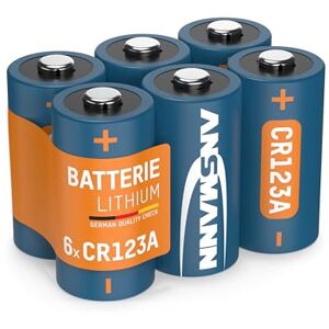 Ansmann CR123A lithiová baterie 3 V 6 kusů ideální pro otvírání garážových vrat, alarm, mini rádio, rádiová spoušť pro kameru, měřicí přístroje, zvonek zlatý Ansmann CR123A lithiová baterie 3 V 6 kusů ideální pro otvírání garážových vrat, alarm, mini rádio, rádiová spoušť pro kameru, měřicí přístroje, zvonek zlatý