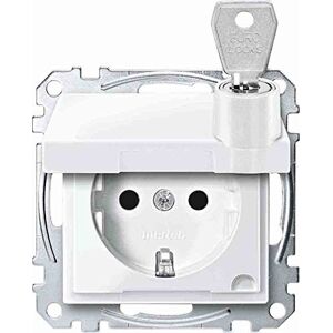 Schneider Electric Merten Schuko zásuvka se sklápěcím víkem, uzamykatelná, 1dílná, ochrana proti dotyku, zásuvné svorky, systém M, polární bílá lesklá, číslo výrobku MEG2315-0319 Schneider Electric Merten Schuko zásuvka se sklápěcím víkem, uzamykatelná, 1dílná, ochrana proti dotyku, zásuvné svorky, systém M, polární bílá lesklá, číslo výrobku MEG2315-0319