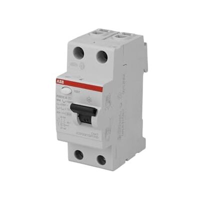 ABB FH200 RCCB, 2pólový, 40A, 30mA typ AC ABB FH200 RCCB, 2pólový, 40A, 30mA typ AC