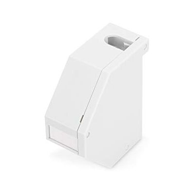 Digitus Adaptér na lištu pro modul Keystone – 1 port – závitované – popisovací pole – klapka proti prachu – uzemňovací pružina – uzavřený kryt Digitus Adaptér na lištu pro modul Keystone – 1 port – závitované – popisovací pole – klapka proti prachu – uzemňovací pružina – uzavřený kryt
