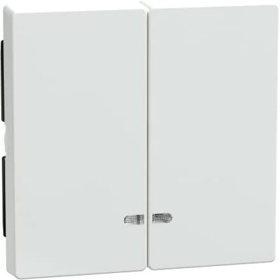 Schneider Electric Merten dvojitá kolébka s kontrolním oknem, aktivní bílá lesklá, systém M, číslo výrobku MEG3420-0325 Schneider Electric Merten dvojitá kolébka s kontrolním oknem, aktivní bílá lesklá, systém M, číslo výrobku MEG3420-0325