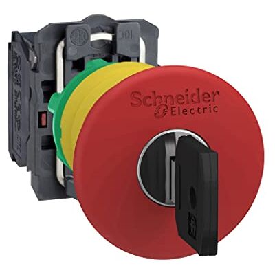 Schneider Electric Harmony XB5 Tafelmontage Not-Aus-Schalter, 600 V ac, 600V dc, SPDT, Rot Ø 22mm, 43mm, x 43mm, Schneider Electric Harmony XB5 Tafelmontage Not-Aus-Schalter, 600 V ac, 600V dc, SPDT, Rot Ø 22mm, 43mm, x 43mm,