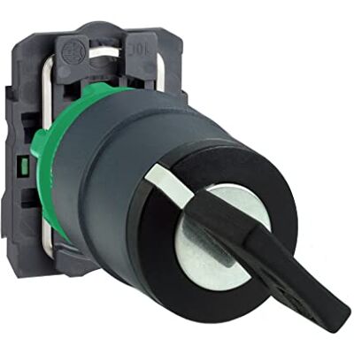Schneider Electric Harmony XB5 klíčový spínač, plast, 2 polohy, 22 mm, západkový, Ronis 455, 1S, černý, číslo výrobku XB5AG21 Schneider Electric Harmony XB5 klíčový spínač, plast, 2 polohy, 22 mm, západkový, Ronis 455, 1S, černý, číslo výrobku XB5AG21